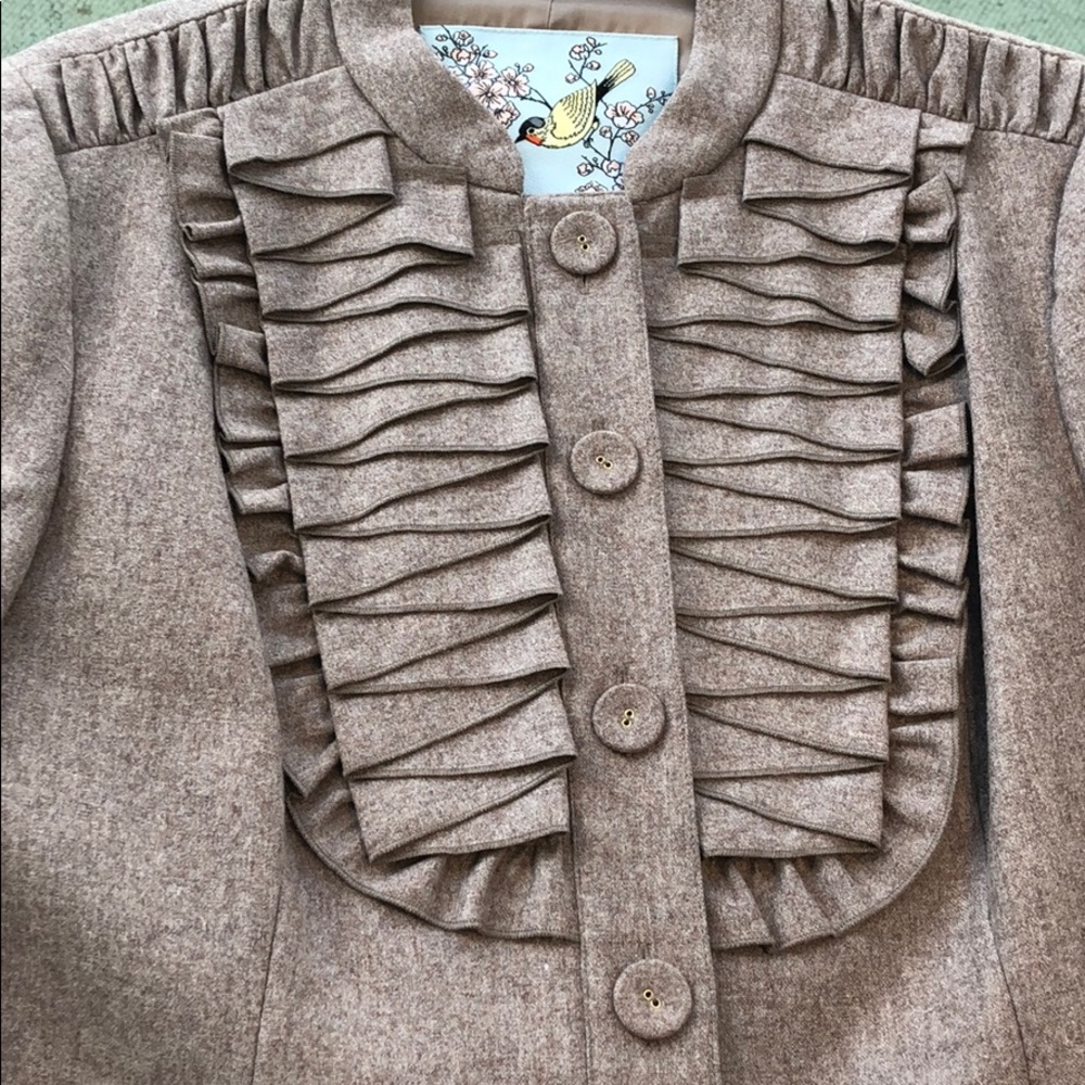 Tabitha ruffled jacket, from Anthropologie